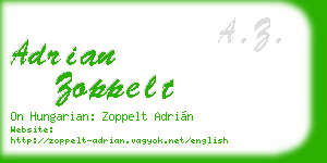 adrian zoppelt business card