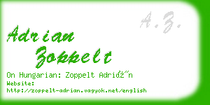 adrian zoppelt business card